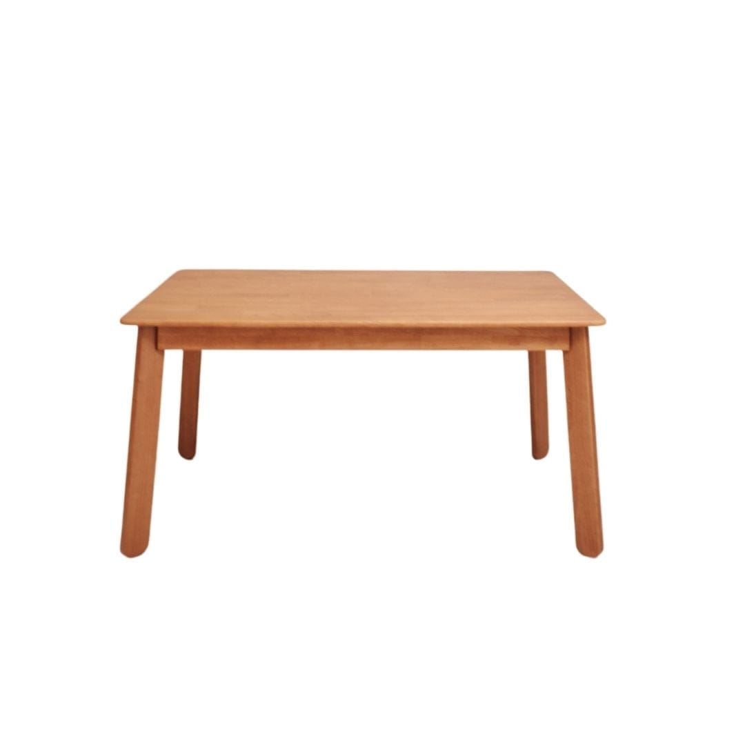 โต๊ะทานข้าวไม้ยางพาราแท้ 4 ที่นั่ง MAAI DESIGN  รุ่น DEZATO TABLE M 150 CM สีโอ๊ค_0